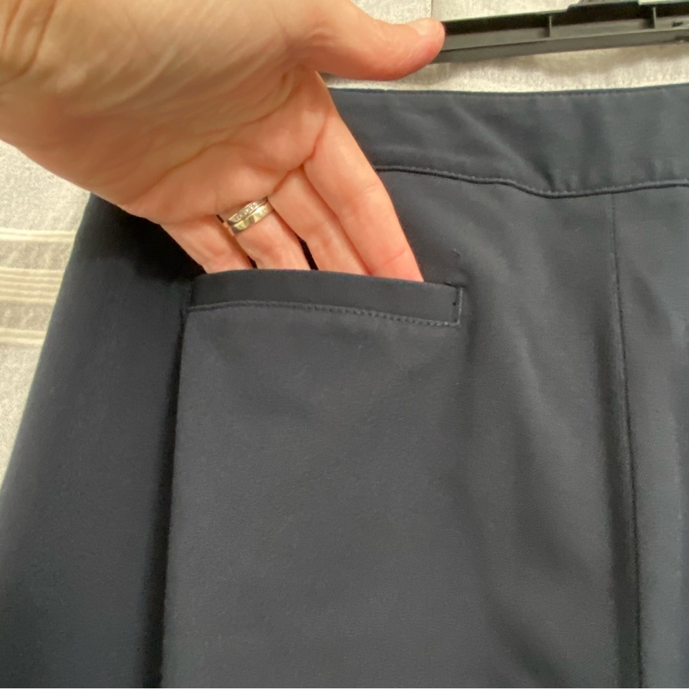LOFT Ann Taylor / Marissa Black Wide Leg Sailor Pants Size 4 - Picture 6 of 10